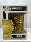 Funko Pop Vinyl Marvel Studios Comics the First Ten Years Hulk 379 Gold Chrome