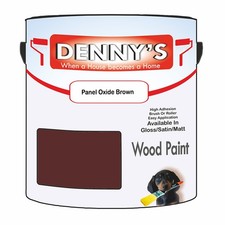 Dennys Wood Fence Paint - Panel Oxide Brown