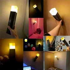 Minecraft Game USB Torch LED Lamp Night Light Rechargeable Home Decor Gift Kids