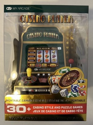 My Arcade Casino Player Slot Machine, Poker, Blackjack, Roulette, 30+ Games