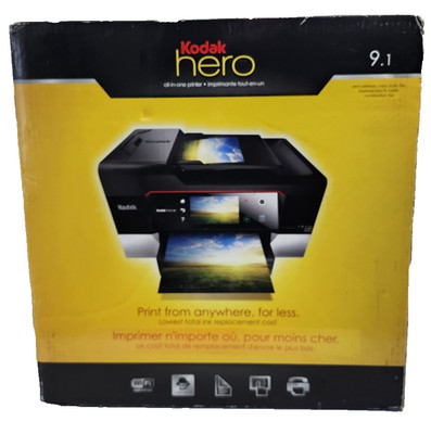Brand New Kodak Hero 9.1 All-In-One Inkjet Wireless Color Printer Scanner & Fax