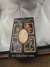 Weird Al Yankovic Video Library His Greatest Hits VHS Used Music Comedy Parody