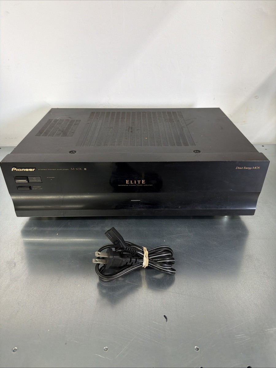 Pioneer Elite M-10X Stereo Power Amplifier - 2000 Black Edition