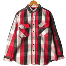 Vintage 90'S Dakota long-sleeved flannel check shirt size L men's size L