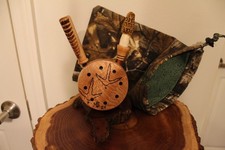 Custom Made Sycamore  Wood Turkey Pot  Call with Two Round Tip  Rod  Strikers
