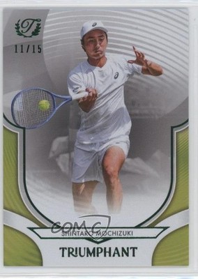 2025 Topps Triumphant Tennis Ball Yellow Foil 11/15 Shintaro Mochizuki #63 9et