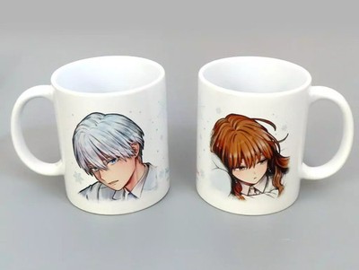 Animate Movic Himuro-kun & Fuyutsuki-san 2pcs Mug Set 3.1in Jacket Art 2023