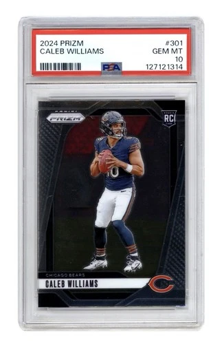 2024 Panini Prizm Base #301 Caleb Williams Rookie Bears PSA 10