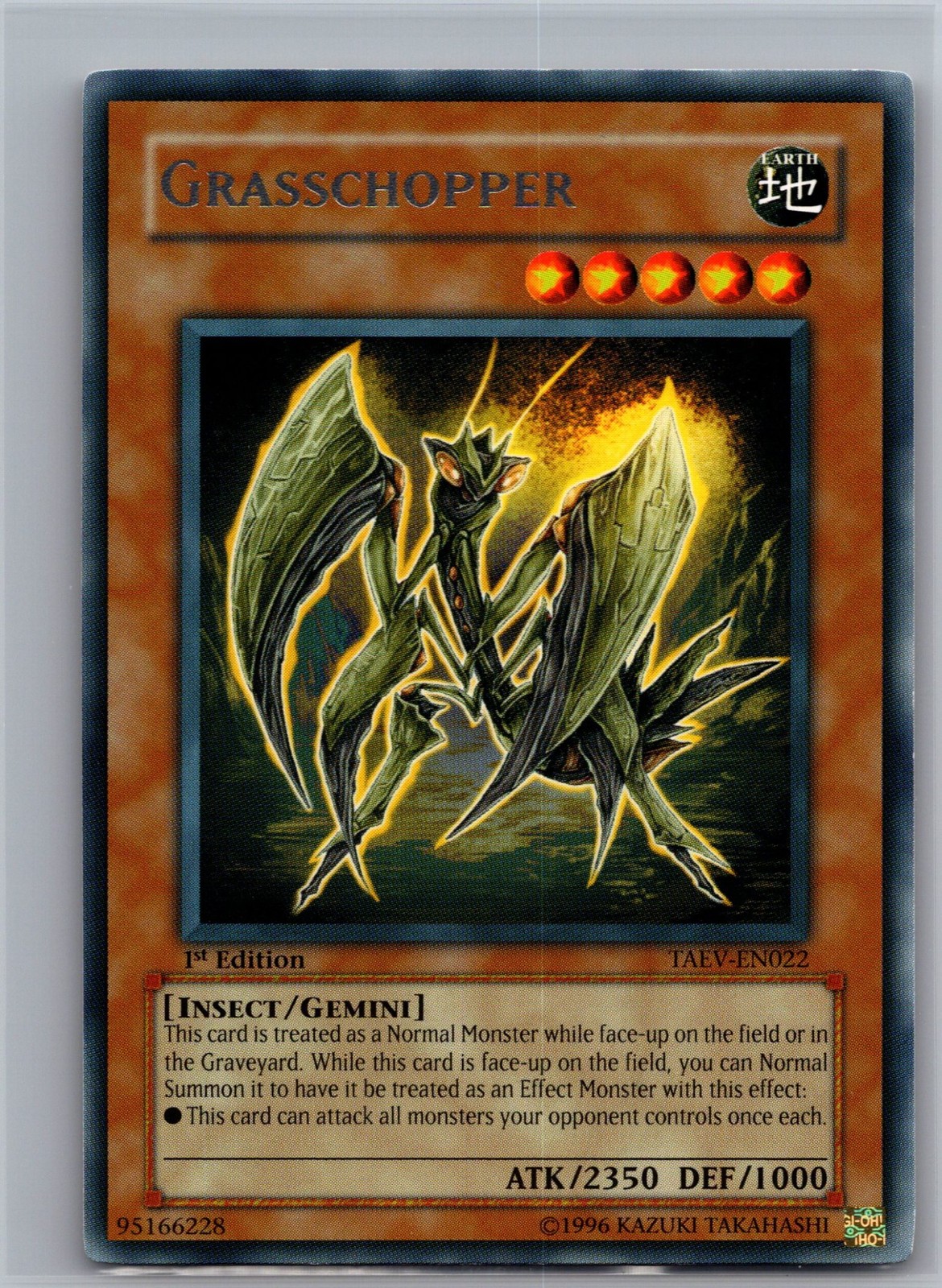 Grasschopper TAEV-EN022 NM Rare