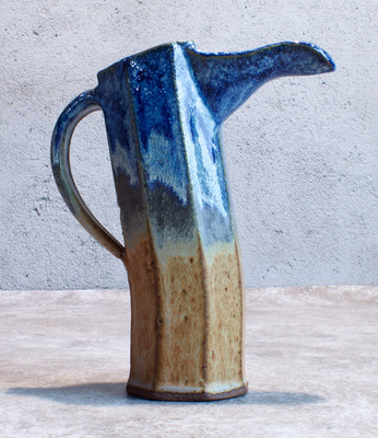 Handmade Studio Art Pottery Pitcher Stoneware