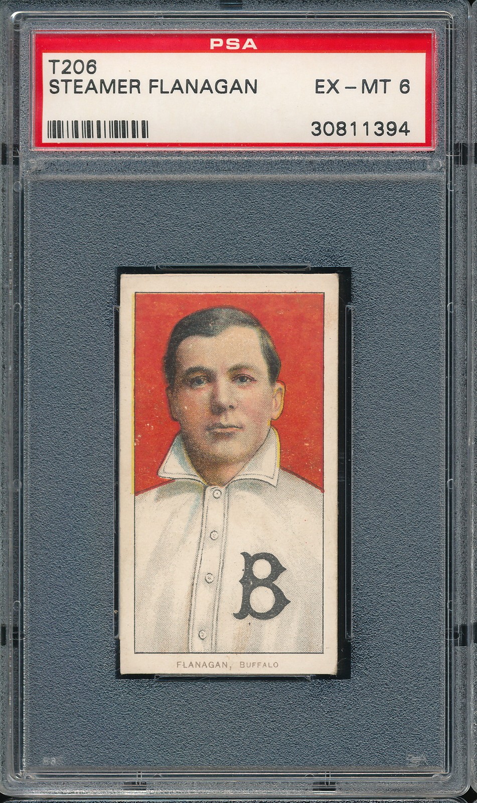 T206 Piedmont 350/25 Steamer Flanagan PSA 6 - Buffalo - POP 41