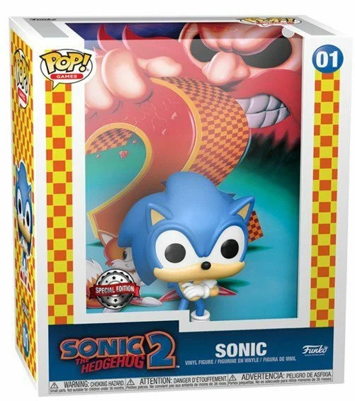 Funko Pop! Sonic The Hedgehog 2 - Sonic 01 Vinyl Figur Neu Ovp *-image