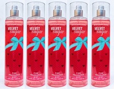 5 Bath  Body Works VELVET SUGAR Fragrance Mist Body Spray 8 oz