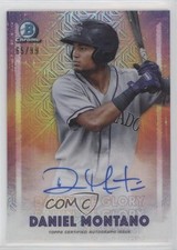 2021 Bowman Chrome Dawn of Glory Mojo 65/99 Daniel Montano #DGA-DM Auto 19a0