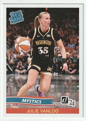 2024 Panini Instant WNBA JULIE VANLOO #RRR-10 Rated Rookie Retro /8329 RC