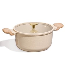 5 Qt Nonstick Stock Pot with Lid Soup Pot, Ceramic 5 Quart Casserole with Lid, E