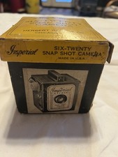 VINTAGE Imperial Six-Twenty Snapshot Camera w/Box Manual Untested