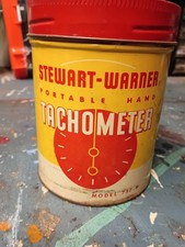 NOS Vintage Stewart Warner Hand Held Tachometer w/ Original Box 757-W OK GM