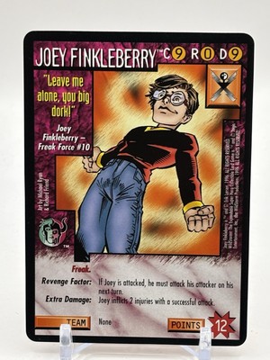 洋楽 CCG Wildstorms CCG Joey Finkleberry Savage Dragon Rare Card Image