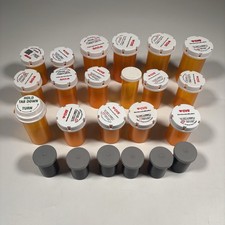 Mixed Lot Empty Prescription Pill Vials Amber Bottles CVS Film Canisters Crafts
