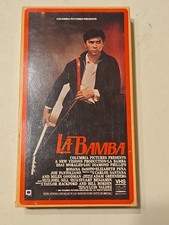 La Bamba 1988 VHS Movie Red Border RCA Lou Diamond Phillips Pre-owned