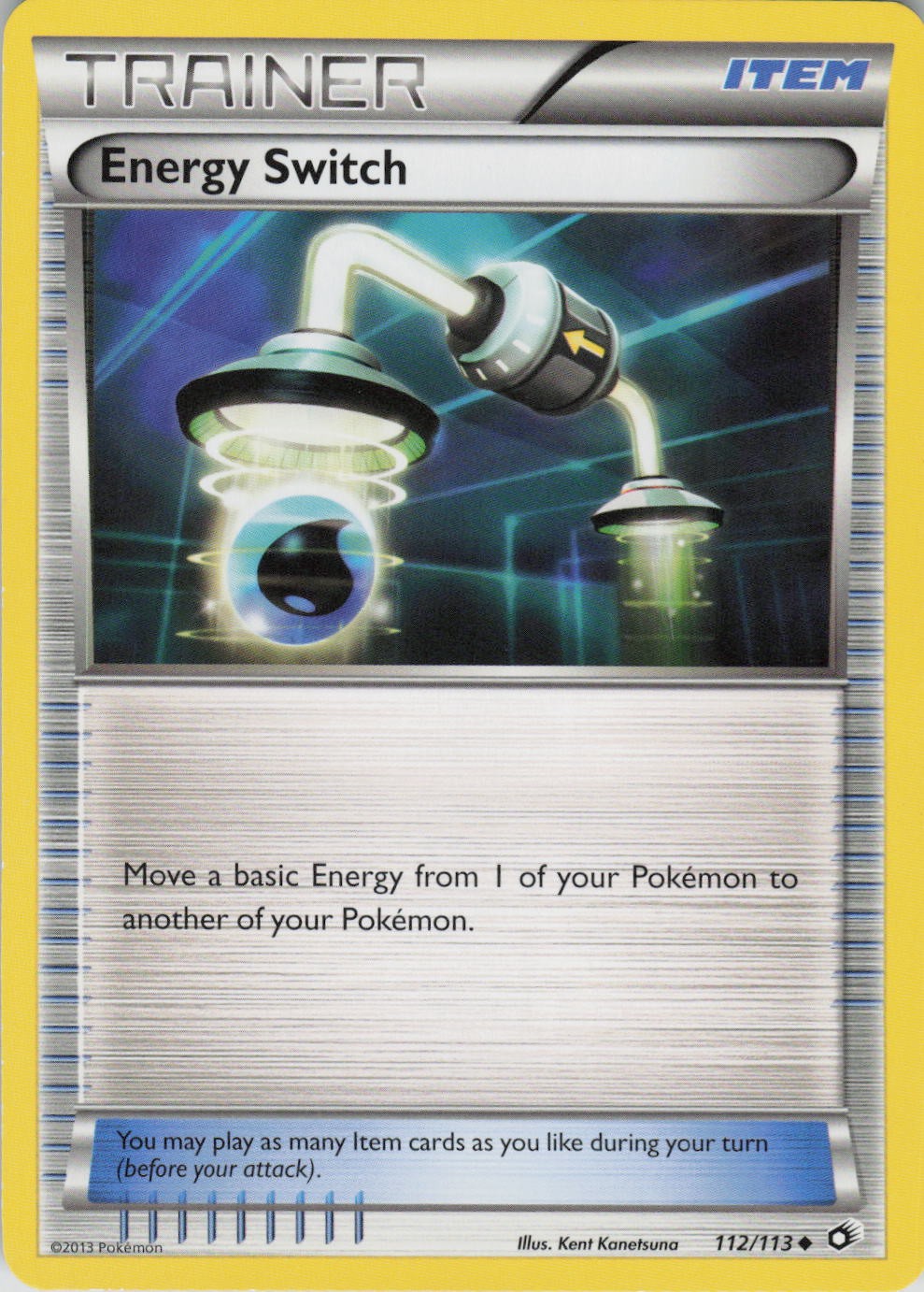 Energy Switch 112/113 Uncommon Legendary Treasures Pokemon Lightly Played