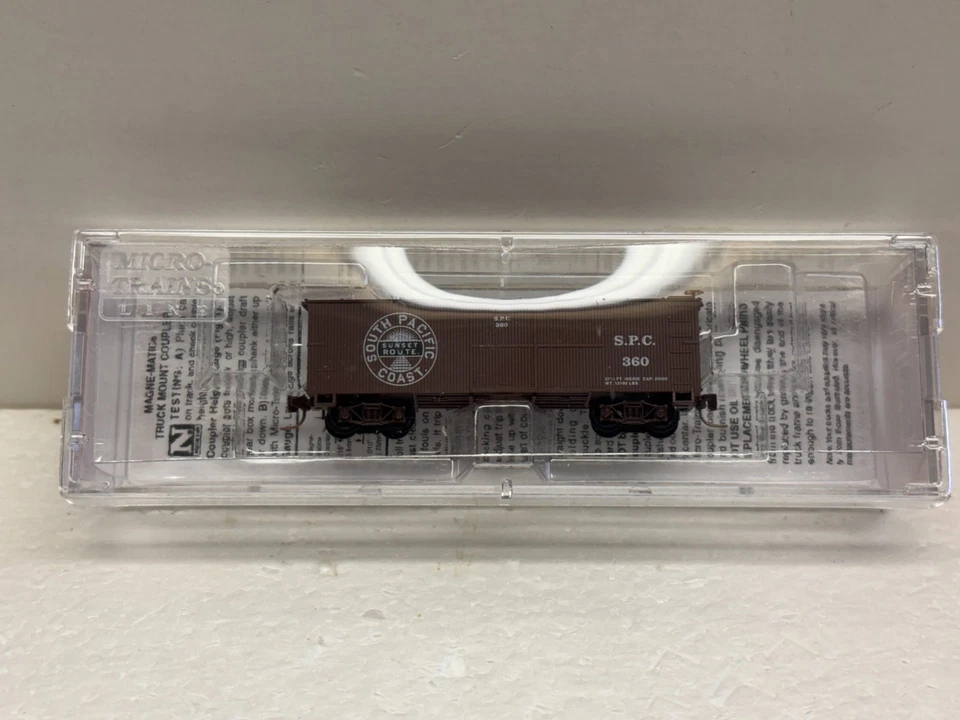 Nn3 Scale Micro Trains MTL 800 00 180 Southern Pacific Coast SPC 360 Box Car - Image 2 of 4