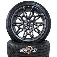 New Takeoff Ford Mustang 19 Carbonized Gray Staggered Wheels With Pirelli Tires