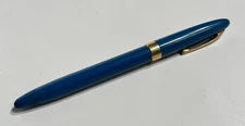Vintage Sheaffer’s Blue Gold Snorkel Fountain Pen with 14k Nib