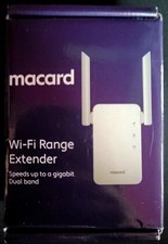 Macard Wi-Fi Dual Band Range Extender  Access Point 2.4GHz  5GHz Model RE1200