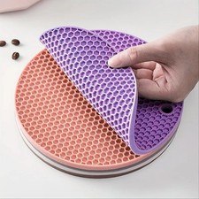 1PC Silicone Anti Scalding Mat Pot Rack Household Kitchen Countertop Protection