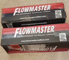 2 New Flowmaster 815425s Outlaw Series Race Muffler Set 409s 2.50 In Out 12 Lo