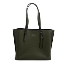 COACH Tote Bag Morito Leather Moss Green