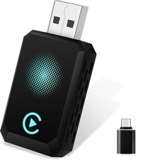 Wireless Carplay Adapter, Convert Wired to Wireless CarPlay, with CarPlay, Pl...