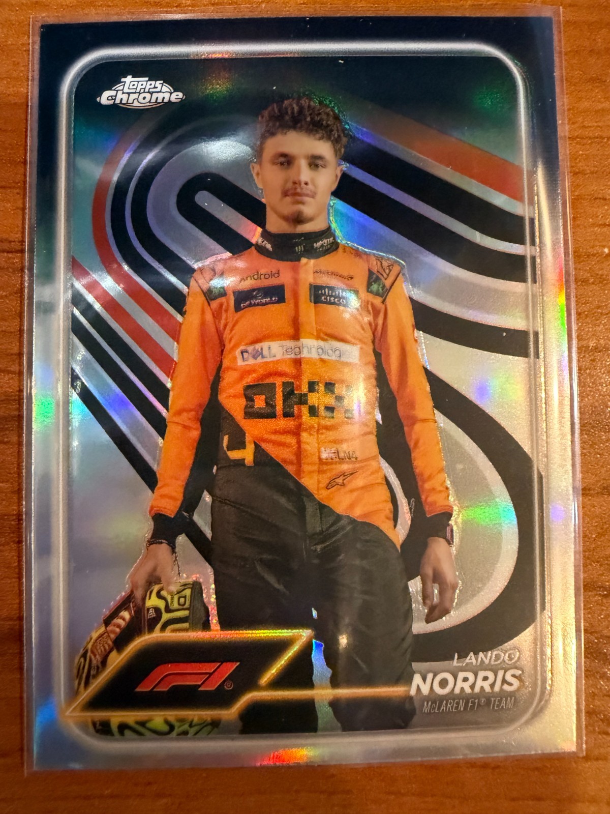 2024 Topps Chrome F1 REFRACTOR Lando Norris #7