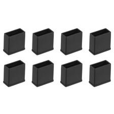 8pcs USB Port Cover Anti Dust PE USB Female Port Cover,Black