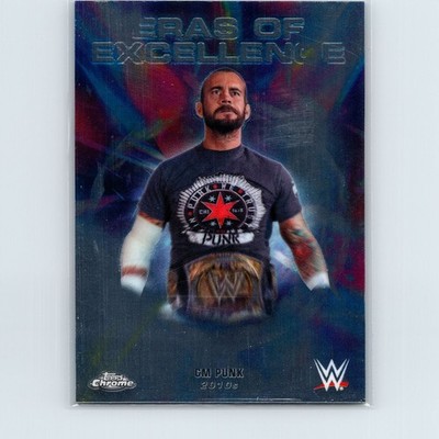 2026 Topps Chrome WWE CM Punk #ERA-22 Eras of Excellence