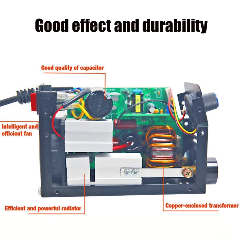 MiniGB ZX7-200 220V 200A Mini Electric Welding Machine IGBT DC Inverter ARC MMA - Image 3 of 4