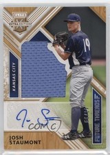 2018 Panini Elite Extra Edition Gold 47/99 Josh Staumont #FTSA-JO Auto s3g