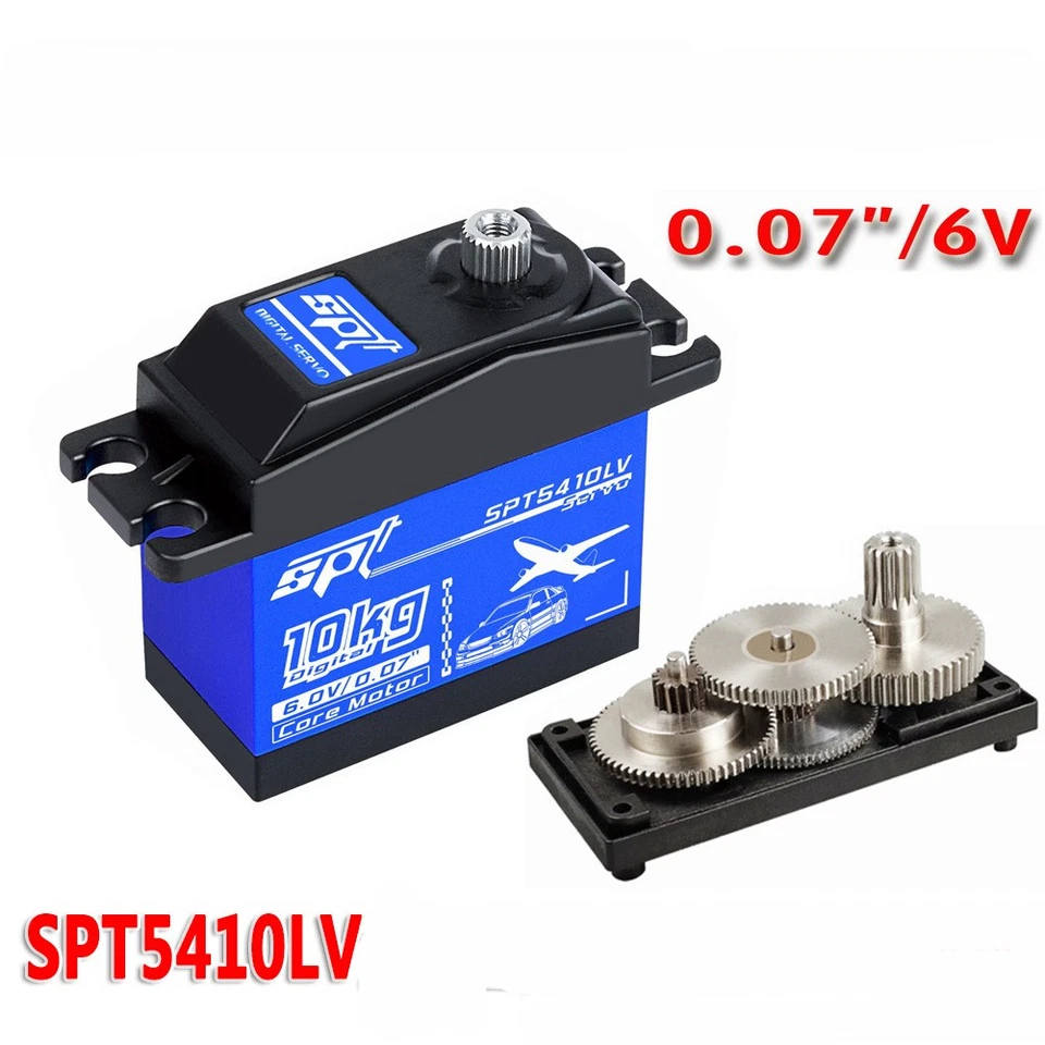 10kg Hochgeschwindigkeits-Servo-Metallgetriebe für 1:10 Drift RC Car Robot Arm - Bild 4 von 4