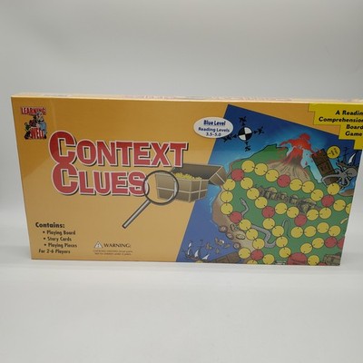 Learning Well Games Board Game Context Clues - Blue Level Edition