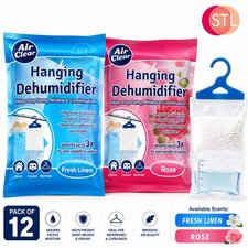 Wardrobe Dehumidifier Hanging Bags Leak Proof Storage Hanging Hook Damp Remover