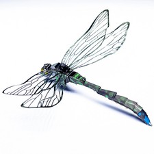 Colorful Dragonfly Metal Puzzle Model DIY Assembly Puzzle Creative Adult Toy
