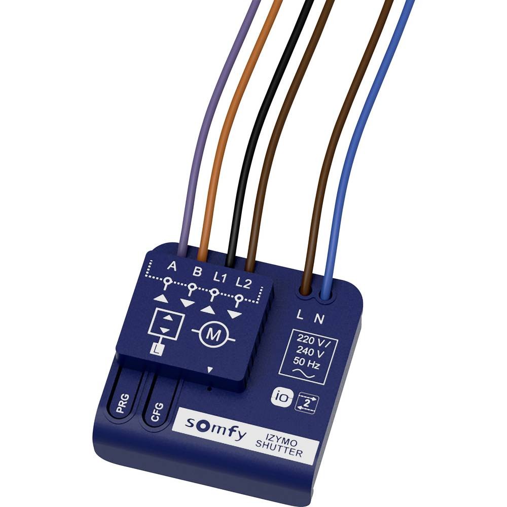 Somfy 1822660 micromodule récepteur radio pour commande éclairage et volet