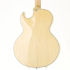Eastman Hollow Thin Body Guitar AR-175CE/D Blond White USED from JAPAN