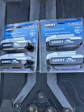 FOUR New Hart (HPB22) 2.0 Ah Lithium-Ion 20v Batteries