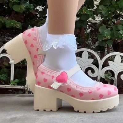Women's Size 7 UK /US 9 Koi Melanie Martinez Tira Mary Janes Sweetheart Edition