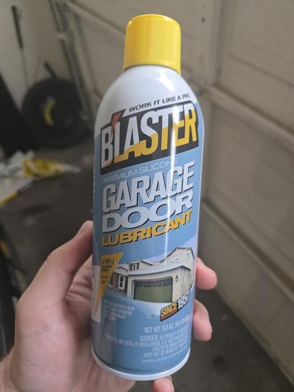 Blaster Garage Door Lubricant Silicone Stops Squeaks EBay blaster-garage-door-lubricant-silicone-stops-squeaks-ebay