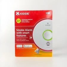 Kidde WiFi Smart Smoke Alarm Hardwired Alexa Google Voice Alert P4010ACS-WF