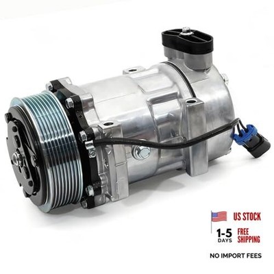 AC Compressor with Clutch Replacement Air Conditioning Compressor Compatible